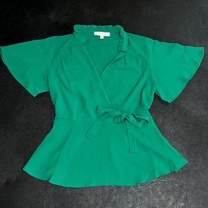 Monteau Green Blouse